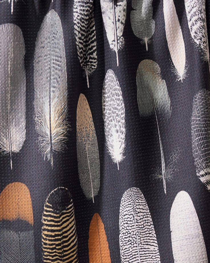 Geometry Featherfall Tea Towel