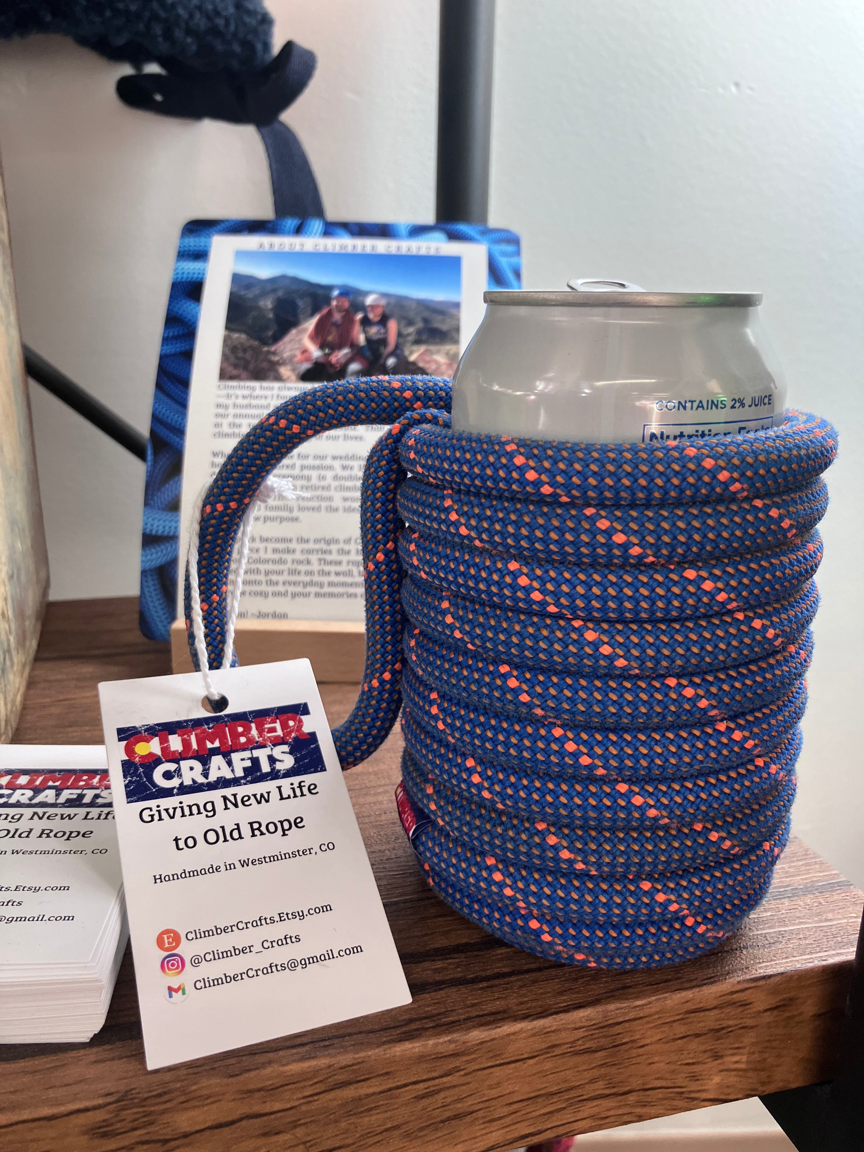 Climbing Rope Drink Cozy