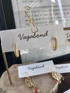 Gold-Plated Midi Hoops