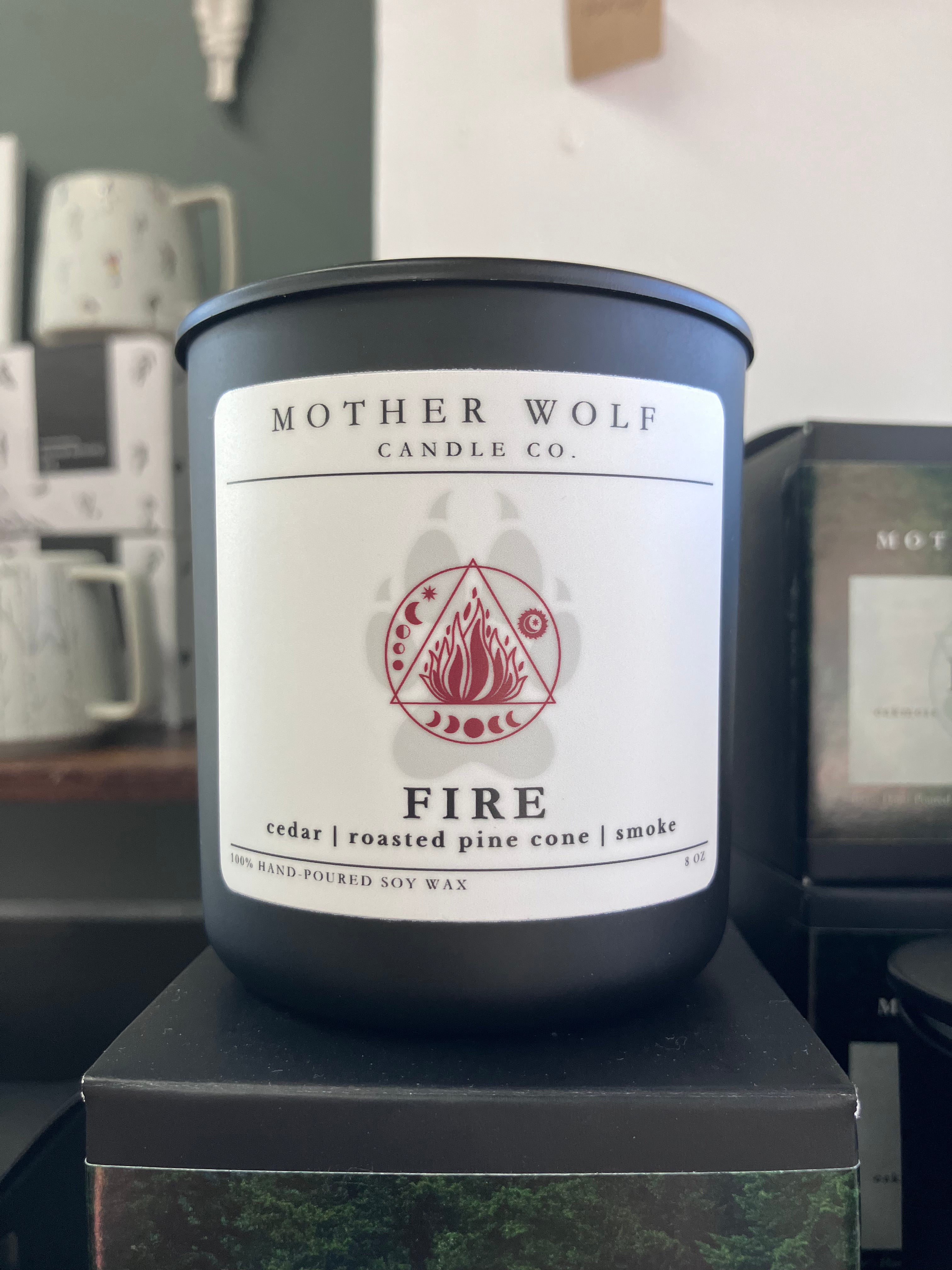 Mother Wolf Elements Candles