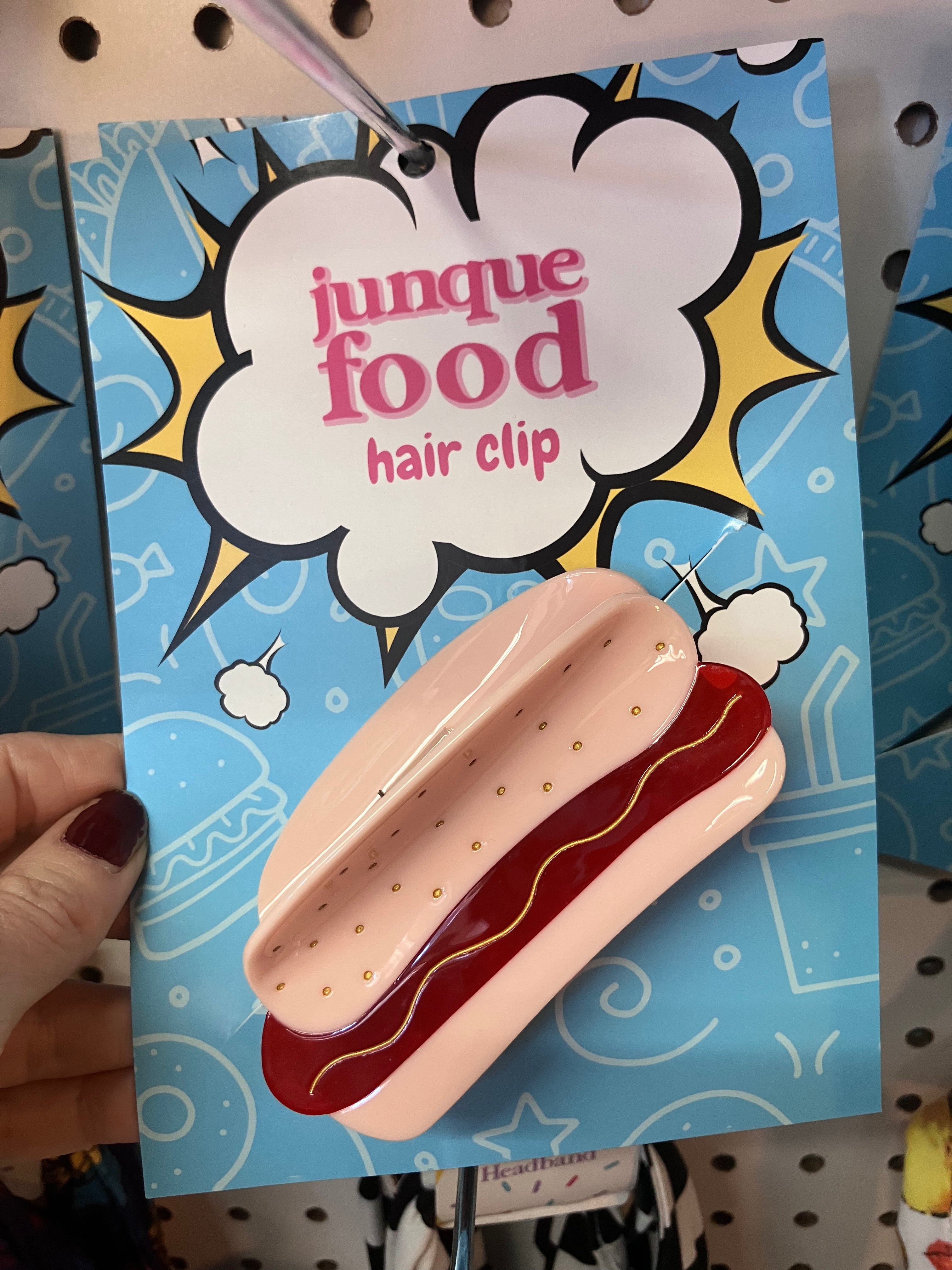 Hot Dog Hair Clip