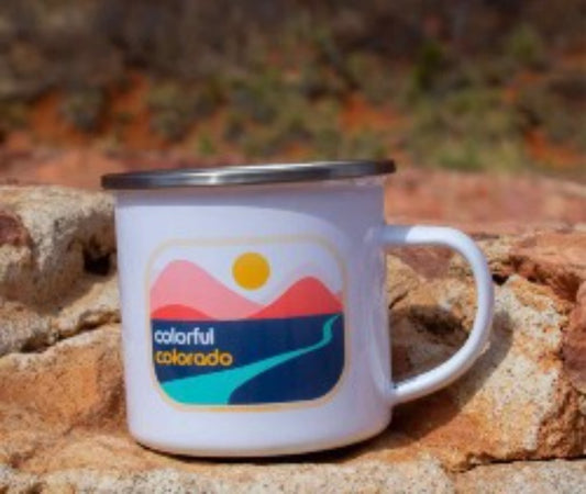 Camping Mug - Colorful Colorado